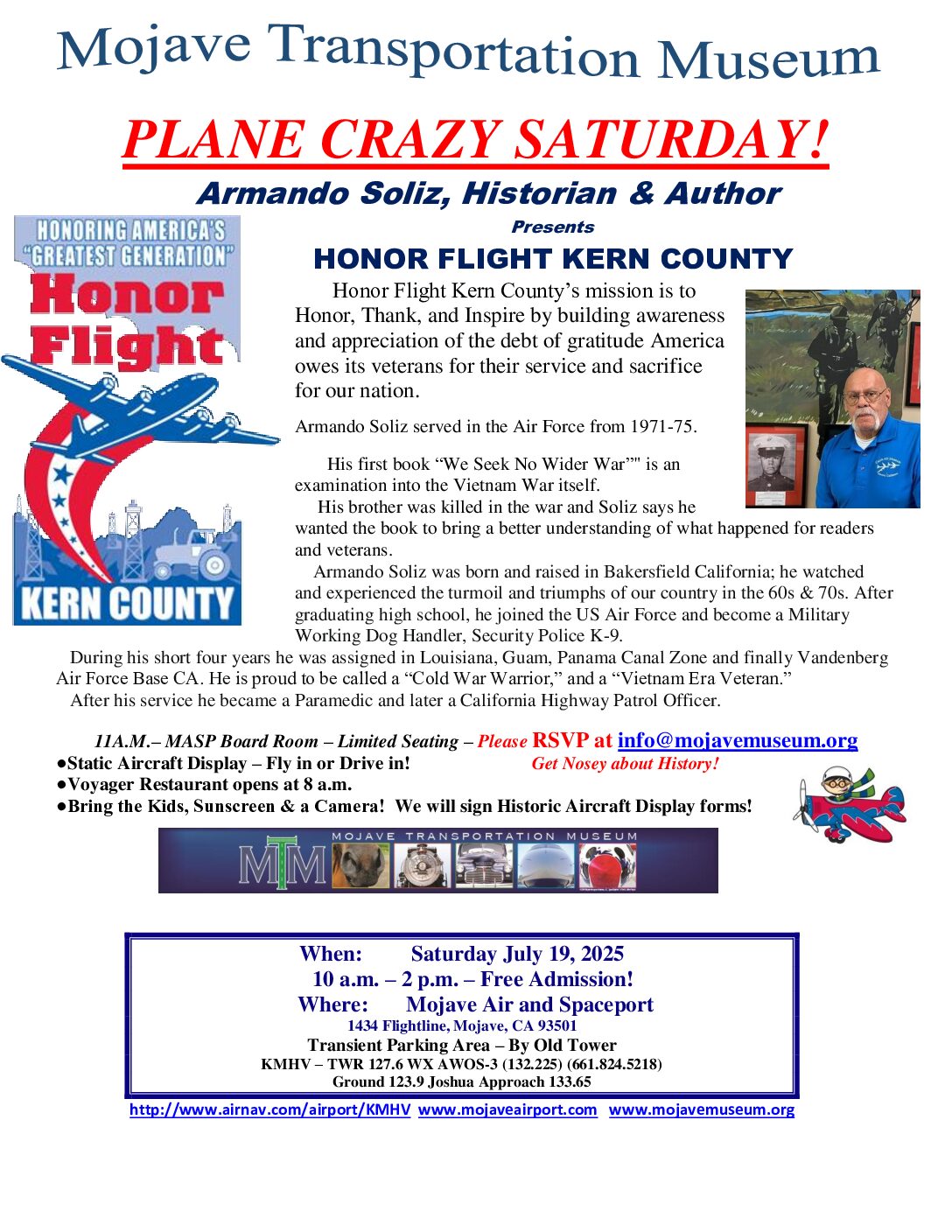 Archive flyer: July / Plane Crazy Saturday