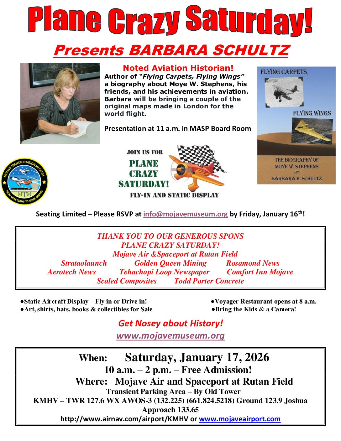 Archive flyer: January / Barbara Schultz