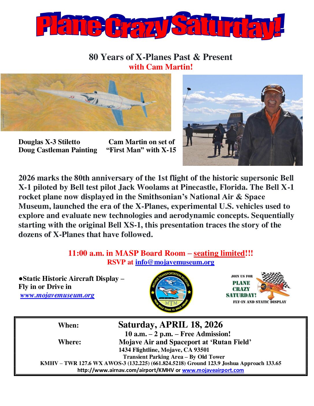 Archive flyer: April / Cam Martin — X-Planes