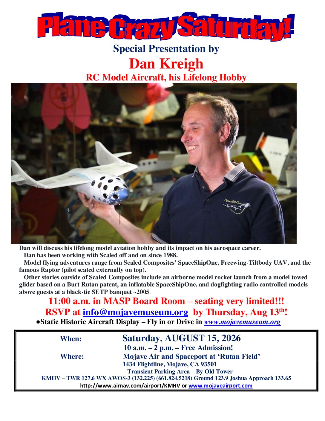Archive flyer: August / Dan Kreigh — Model Aircraft
